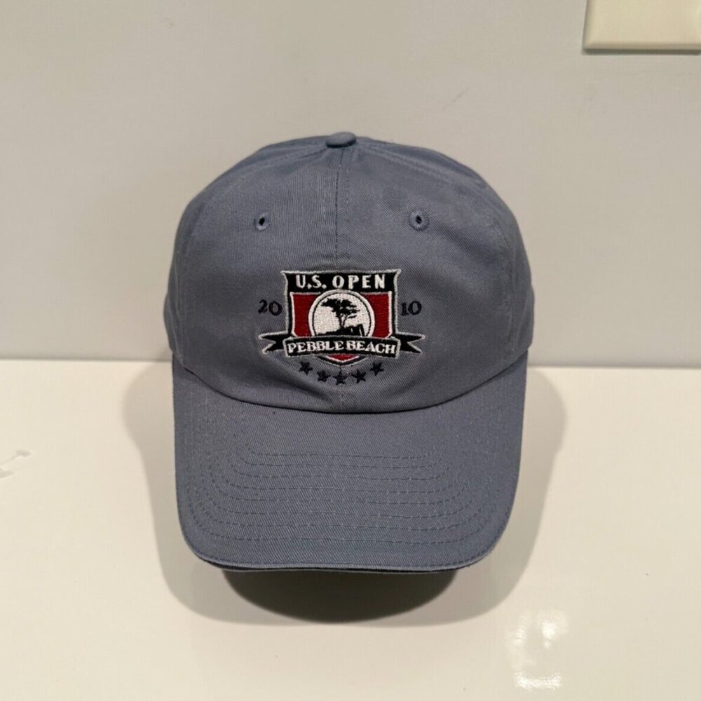 Golf 2010 US Open Pebble Beach USGA Member Gray Unisex Adult Strapback Hat